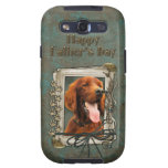 Día de padres - patas de piedra - Irish Setter Galaxy SIII Funda