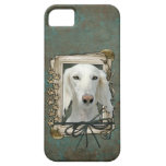 Día de padres - patas de piedra - Saluki iPhone 5 Case-Mate Carcasas