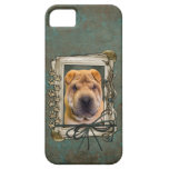 Día de padres - patas de piedra - Shar Pei iPhone 5 Case-Mate Protectores