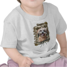 Día de padres - patas de piedra - ShihPoo - Maggie Camisetas