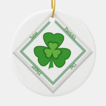 día de San Patricio s Ornamentos De Navidad