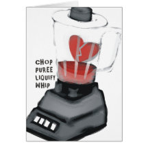 Día de San Valentín anti del smoothie del mezclado Felicitacion