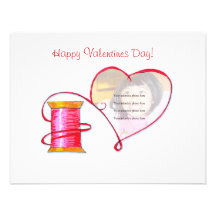 ¡Día de San Valentín feliz! Comunicado Personalizado