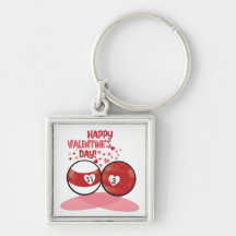 Día de San Valentín feliz Llavero
