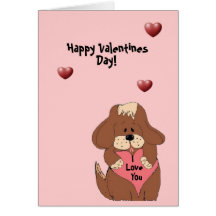 Día de San Valentín feliz - tarjeta