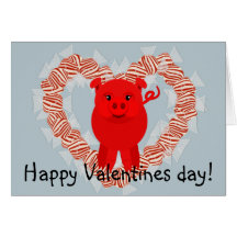 ¡Día de San Valentín feliz! Tarjeta