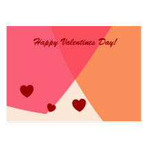 ¡Día de San Valentín feliz! Tarjeta del saludo/del Tarjetas De Visita