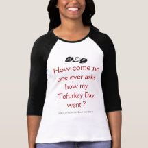 Día de Tofurkey (queso de soja-pavo) Camisetas