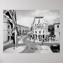 Día de WW2 VE en Jerusalén, 1945 Impresiones