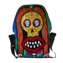 DÍA DEL BESO DE LA BOLSA DE MENSAJERO MUERTA BOLSAS MESSENGER