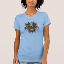 Día del cráneo de los muertos camiseta