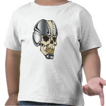 Día del cráneo muerto camiseta