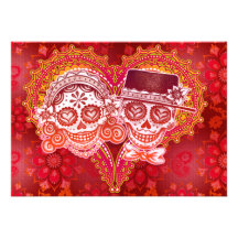 Día del Los Novios de las invitaciones muertas Invitaciones Personales