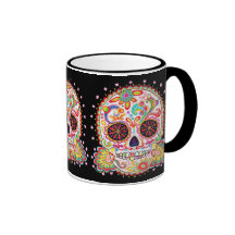 Día del muerto/del Dia de los Muertos Mug Taza De Café