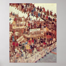 Día del Regatta por los chicharrones de Gualterio Posters