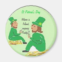 Día del St Patricks Imán De Frigorifico