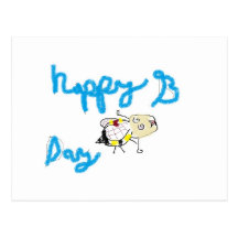 Día feliz de B Postal