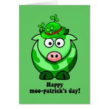 día feliz de los patricks del MOO Felicitaciones