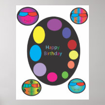 Día feliz del b posters