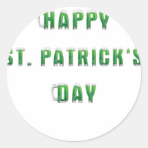 Día feliz del St Patricks Etiquetas