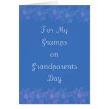 Día feliz Gramps de los abuelos Tarjetas
