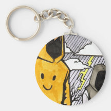 Día lluvioso llavero personalizado