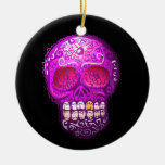 Día malvado oscuro del cráneo muerto ornamentos de reyes
