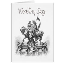 Día-Renacimiento-Bosquejo del boda Felicitación