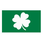 Día verde Irlanda del St Patricks del trébol Tarjetas De Visita