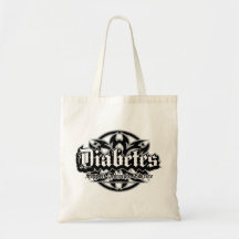 Diabetes tribal bolsa lienzo