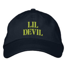 DIABLO DE LIL GORRO BORDADO