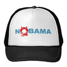 diablo de obama gorros bordados