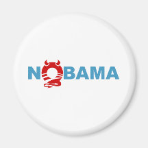 diablo de obama iman para frigorífico