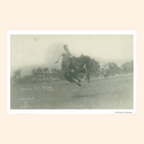 Diablo del vuelo del montar a caballo de Lee Caldw posters