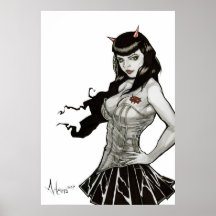 Diablo en Darla Deville Posters