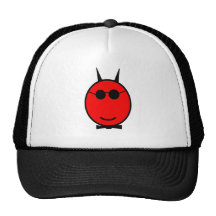Diablo en sombras gorro