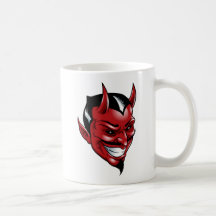 Diablo rojo tazas