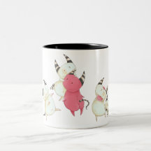 Diablos del zombi - pequeño arte del diablo taza