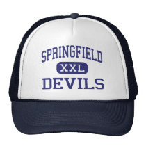 Diablos Holanda media Ohio de Springfield gorras