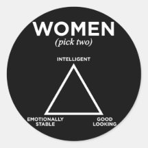 Diagrama de las mujeres - selección dos pegatinas  