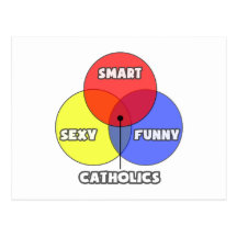 Diagrama de Venn. Católicos Postal