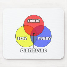 Diagrama de Venn. Dietético Tapete De Ratones