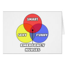 Diagrama de Venn. Enfermeras de la emergencia Felicitacion