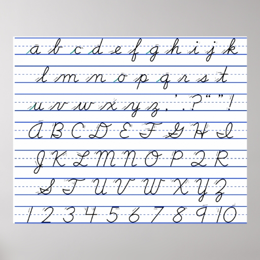 Imagen del abecedario en carta - Imagui