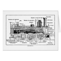 Diagrama del motor de vapor tarjeta