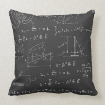 Diagramas y fórmulas de la física almohadas