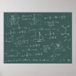 Diagramas y fórmulas de la física impresiones