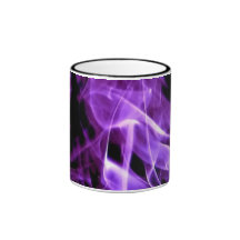 diamante del corazón púrpura taza de café