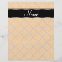 Diamantes amarillos conocidos personalizados tarjetas informativas