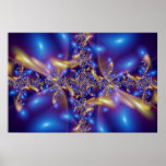 Diamantes azules poster